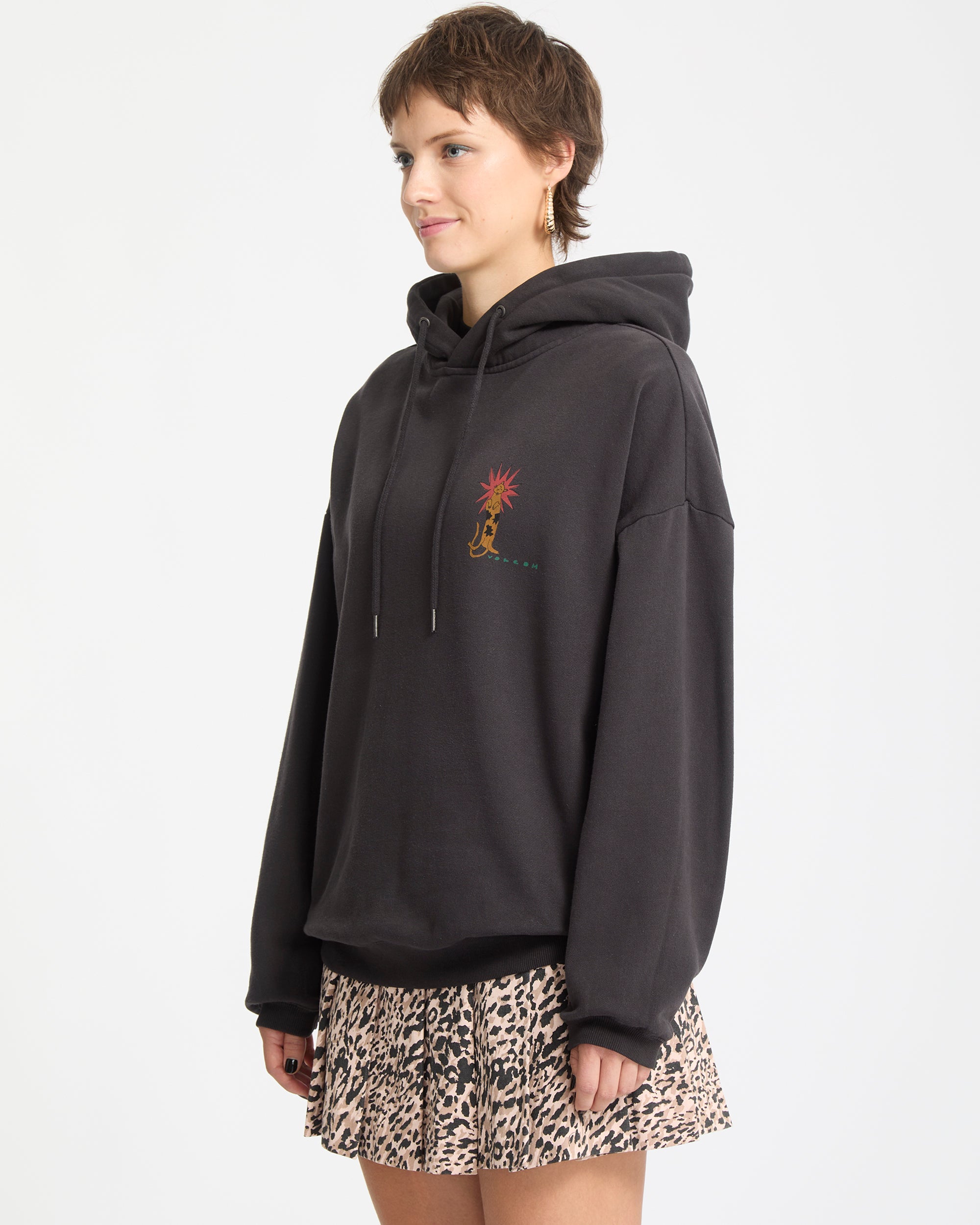 Radical Daze Hoodie - Black - Women - Volcom EU – Volcom Europe