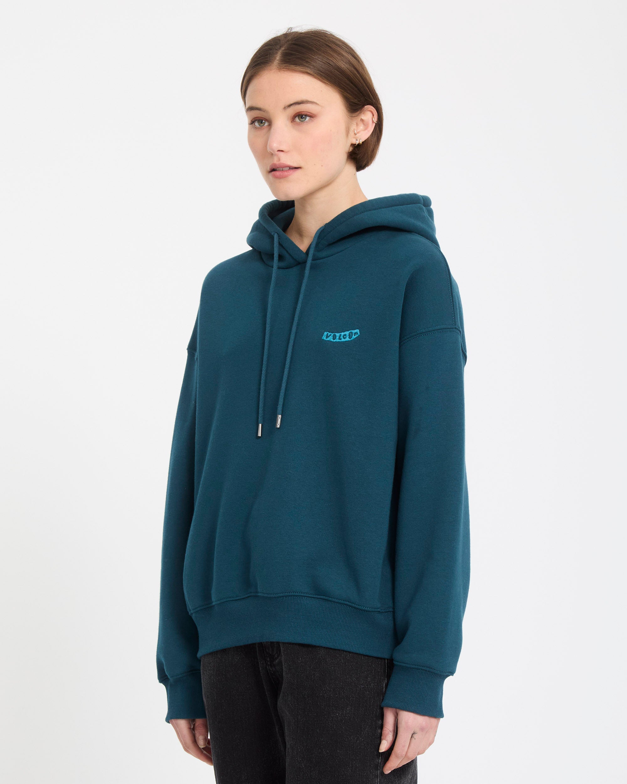 ラフアンドスウェル　COLLEGE HOODIE EMERALD M Pistol Up Hoodie - Emerald Green - Women - Volcom EU – Volcom Europe