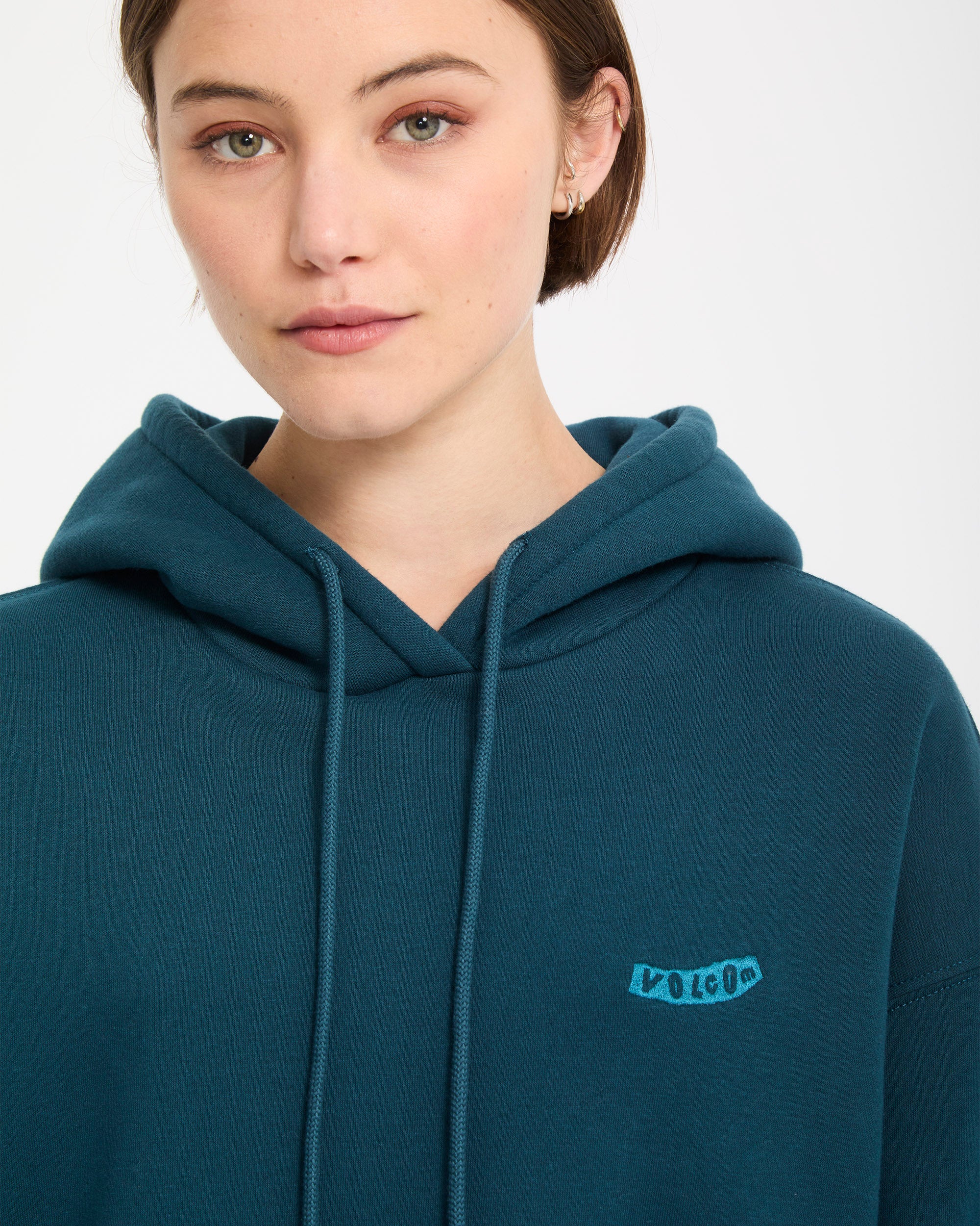 Pistol Up Hoodie - Emerald Green - Women - Volcom EU – Volcom Europe