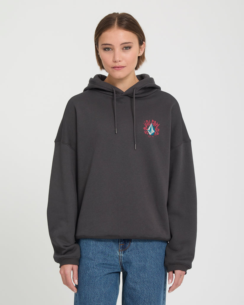 Radical Daze Up Hoodie - Black