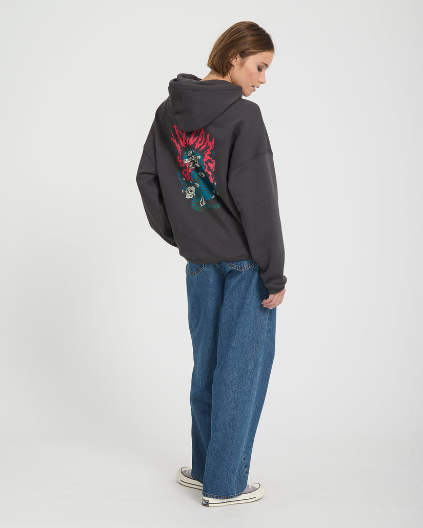 Radical Daze Up Hoodie - Black