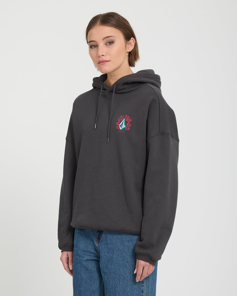 Radical Daze Up Hoodie - Black