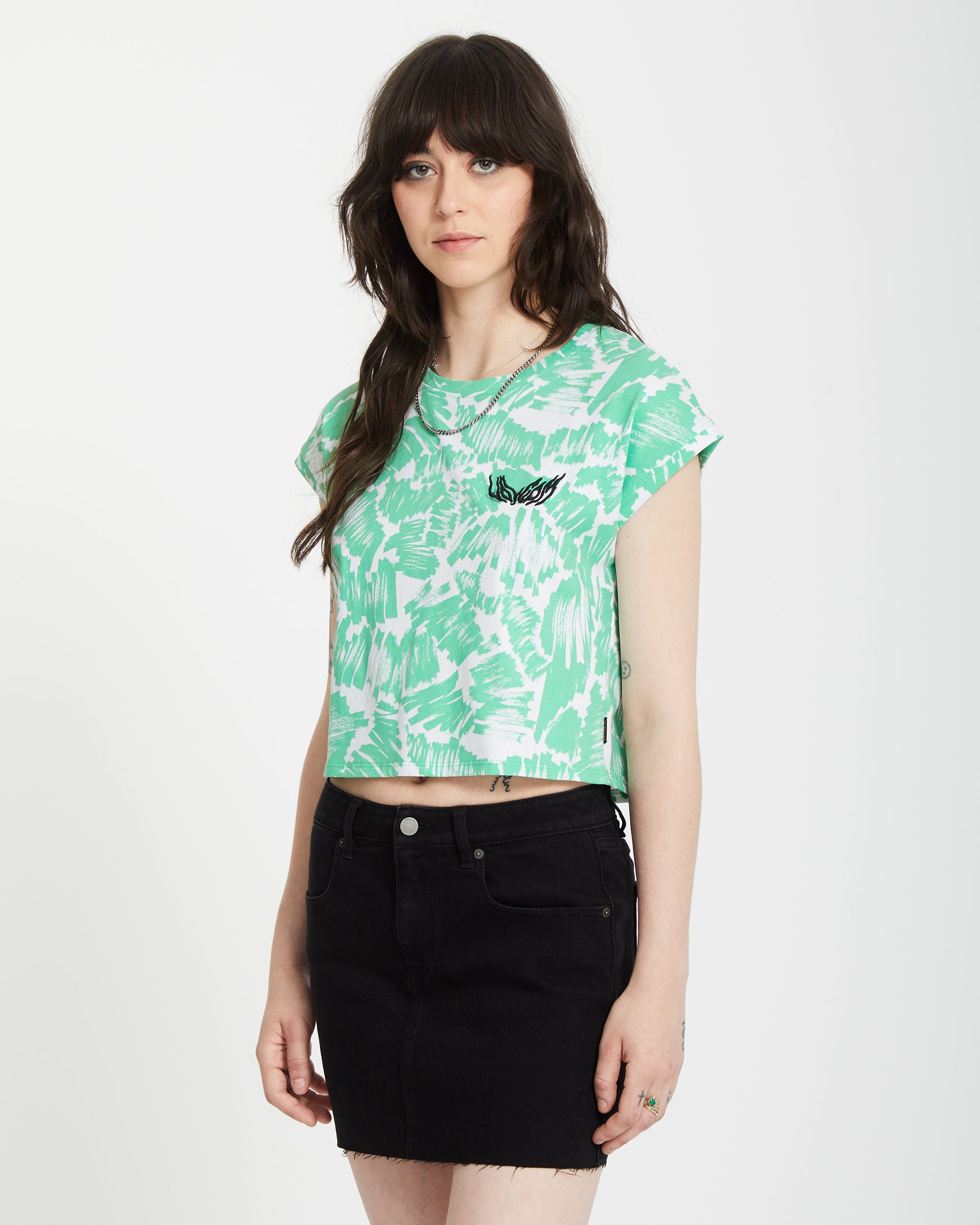 Alix Boxy T-shirt - JADE - Women - Volcom Europe Alix Boxy T-shirt - JADE - Women - Volcom Europe