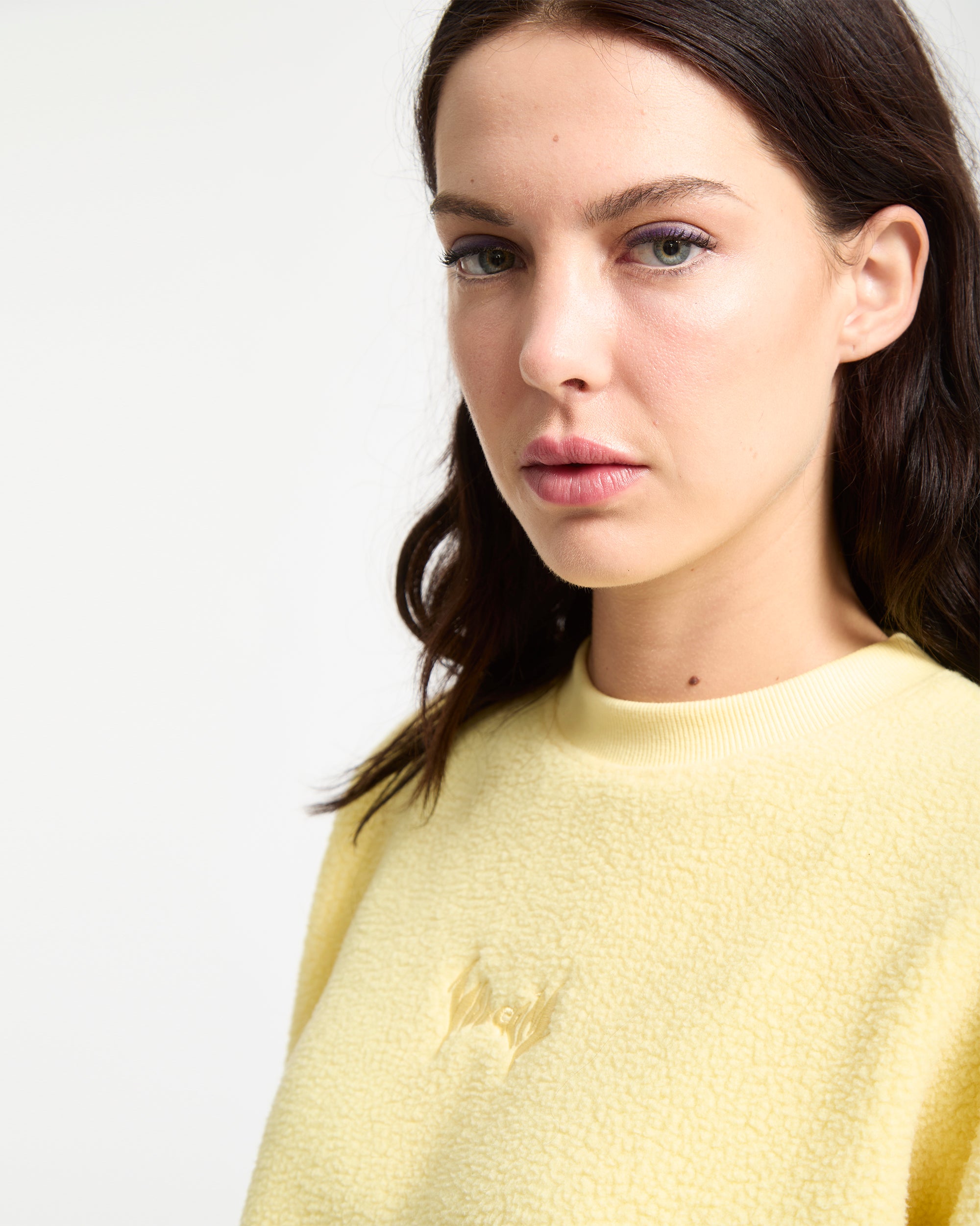 Piou Sherpa Sweatshirt - Dawn Yellow - Women - Volcom EU – Volcom