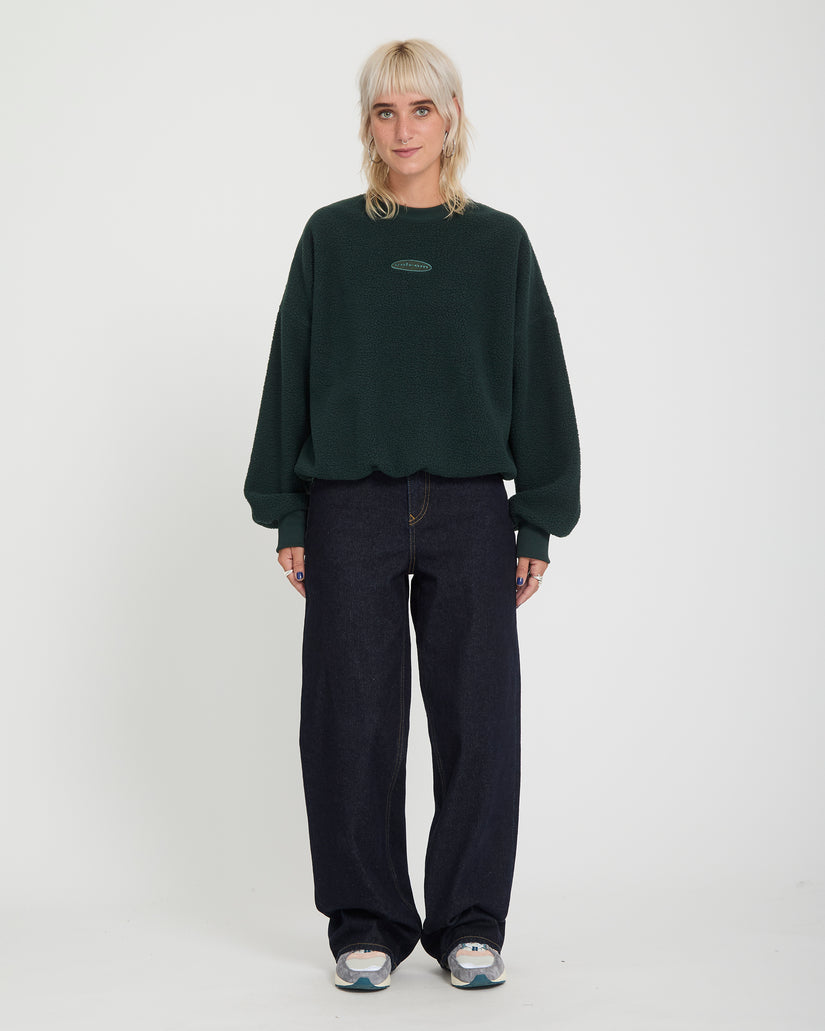 Piou Sherpa Sweatshirt - Scarab