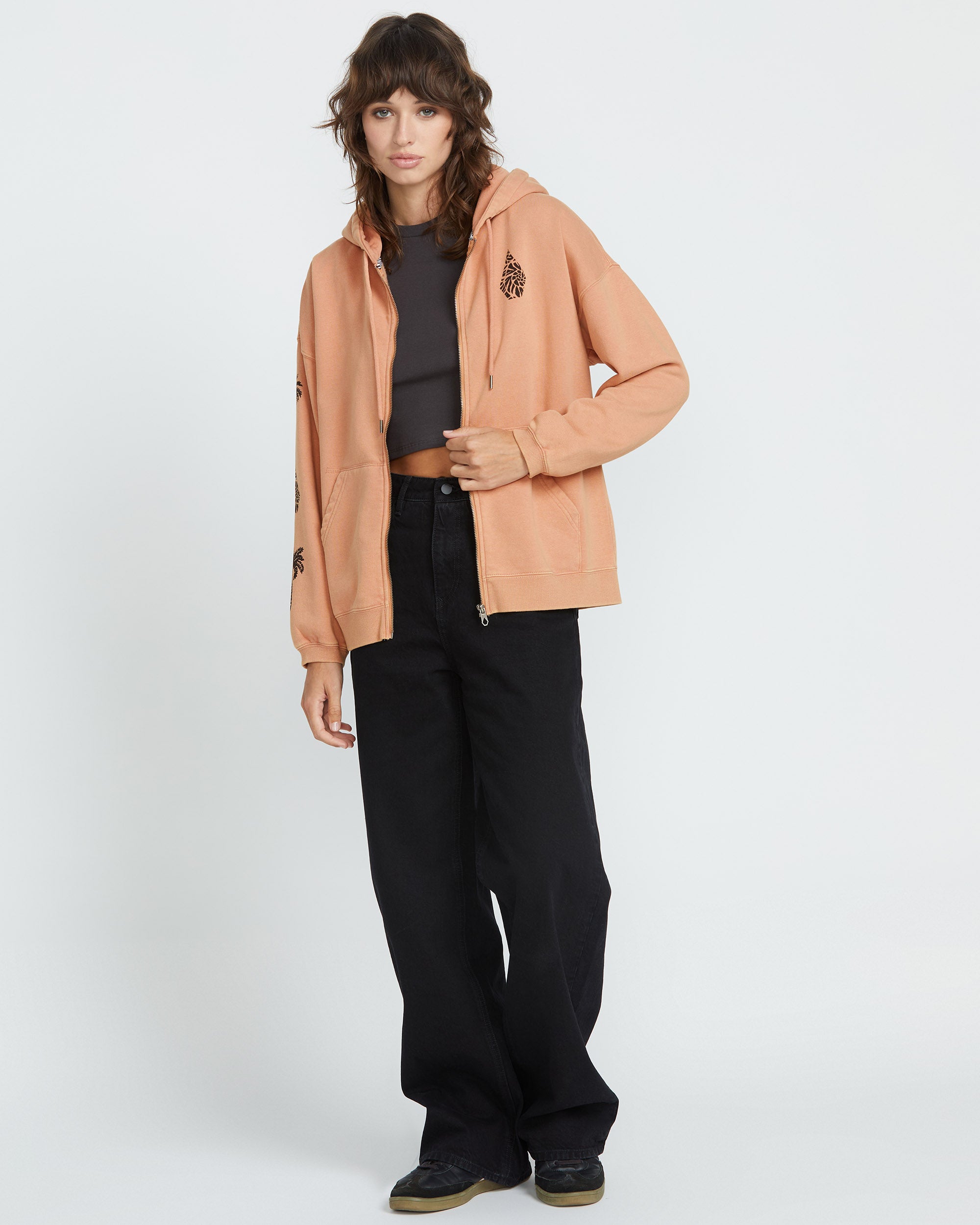 STONE  00s フーディー Hooded Zip Cardigan Petrol – blueandcream