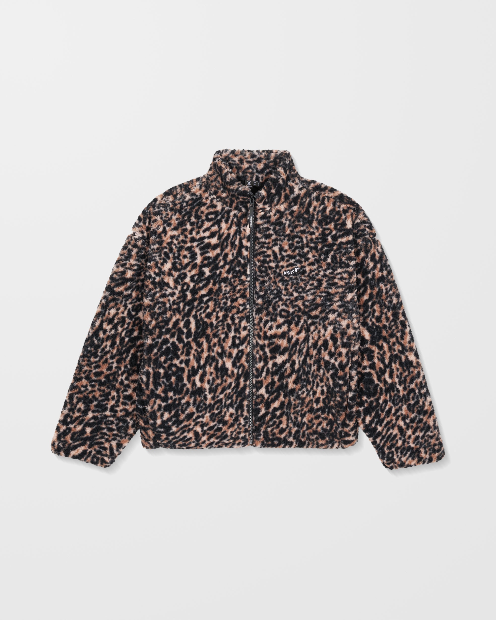 Wylding Out Zip Sherpa - Animal Print - Women - Volcom EU – Volcom