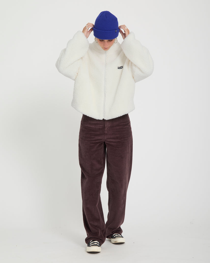 Wylding Out Sherpa Jacket - Off White