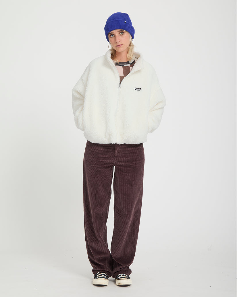 Wylding Out Sherpa Jacket - Off White
