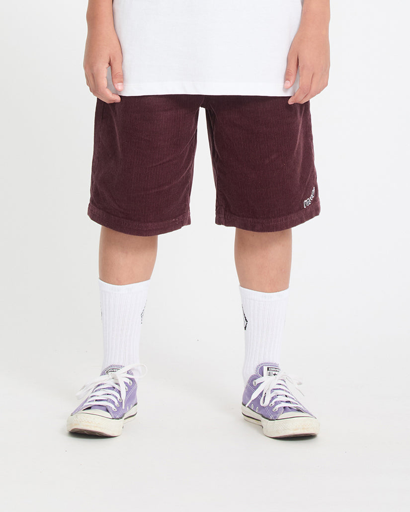 Outer Spaced Elasticated Waist Corduroy Short - Pistol Punch - (KIDS)