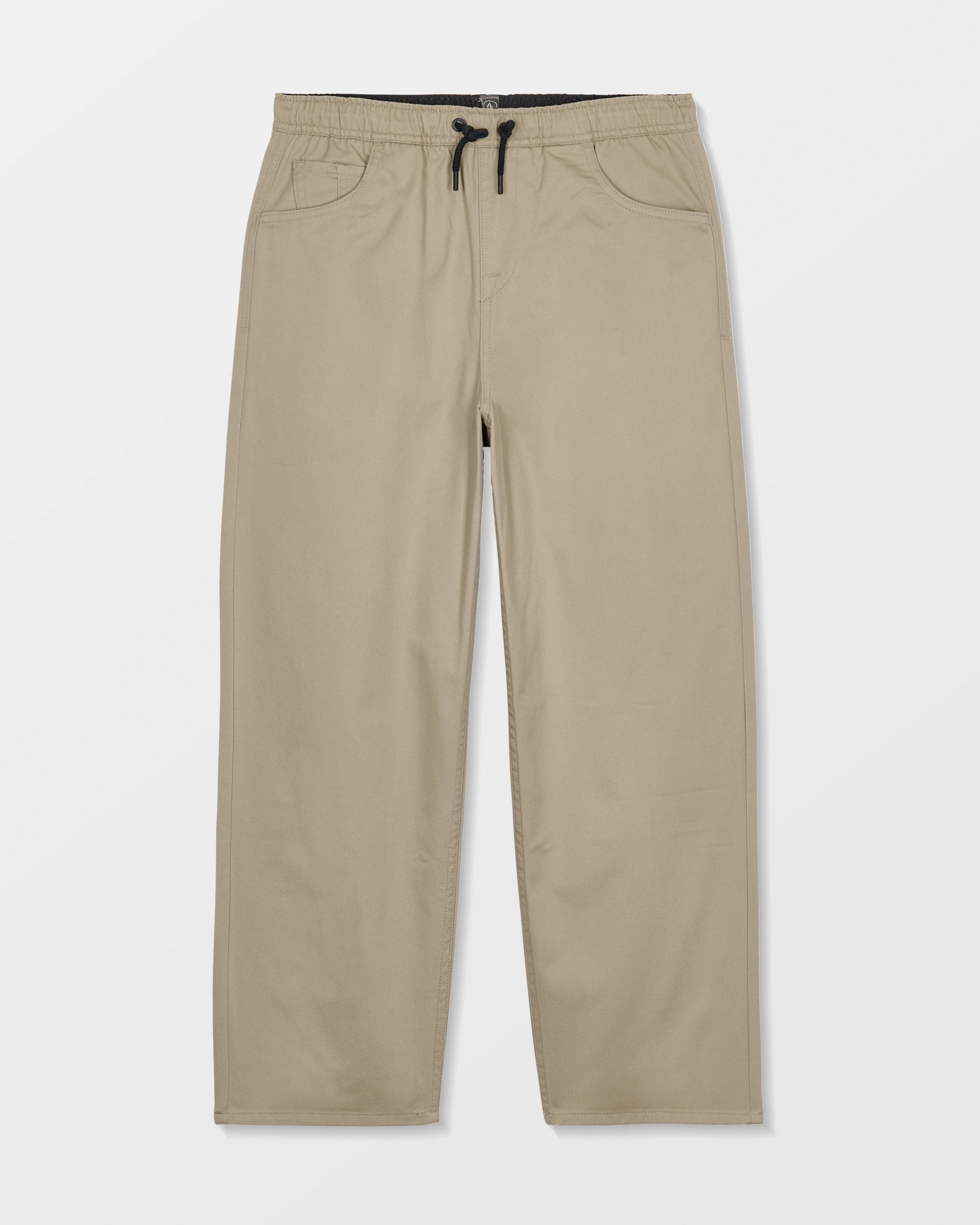 Freazy Elasticated Waist Trousers - Khaki - Kids - Volcom EU