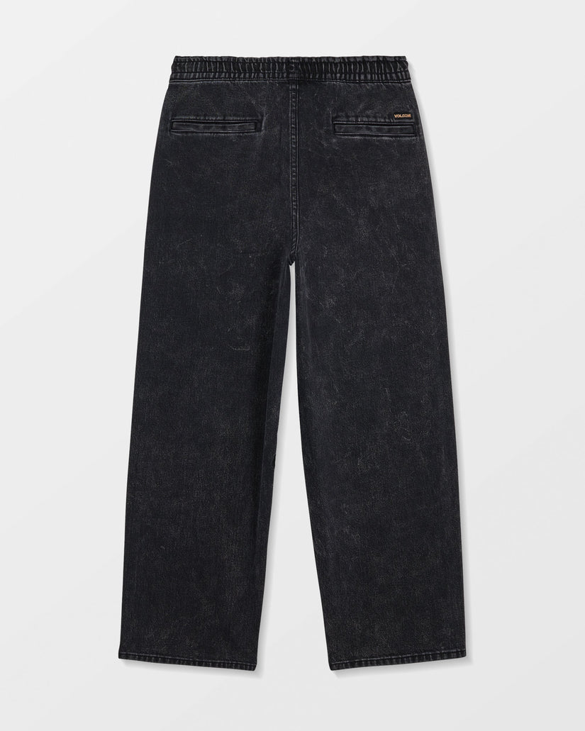 Freazy Loose Elasticated Waist Jeans - Blackity Black - (KIDS)