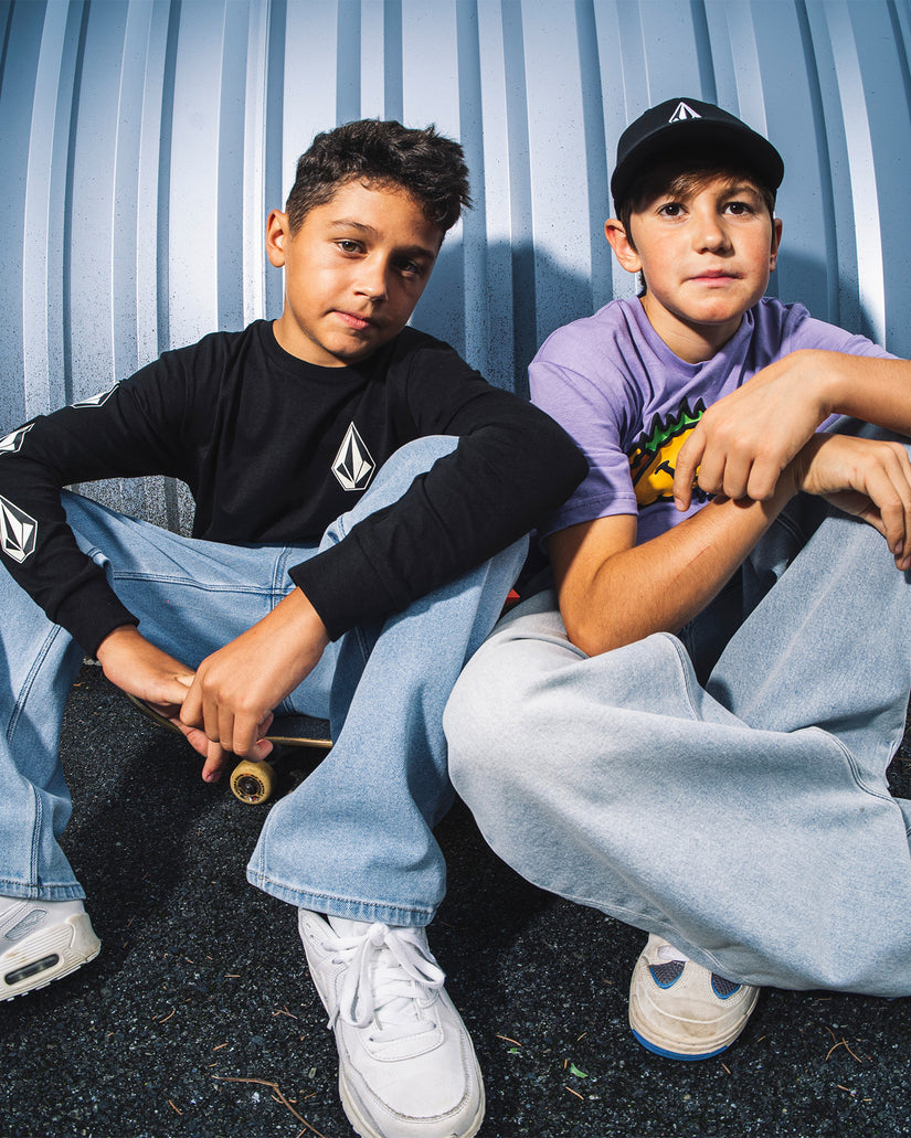 Freazy Loose Elasticated Waist Jeans - Blueprint - (KIDS)