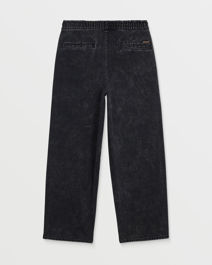 Freazy Loose Elasticated Waist Jeans - Blackity Black - (KIDS)