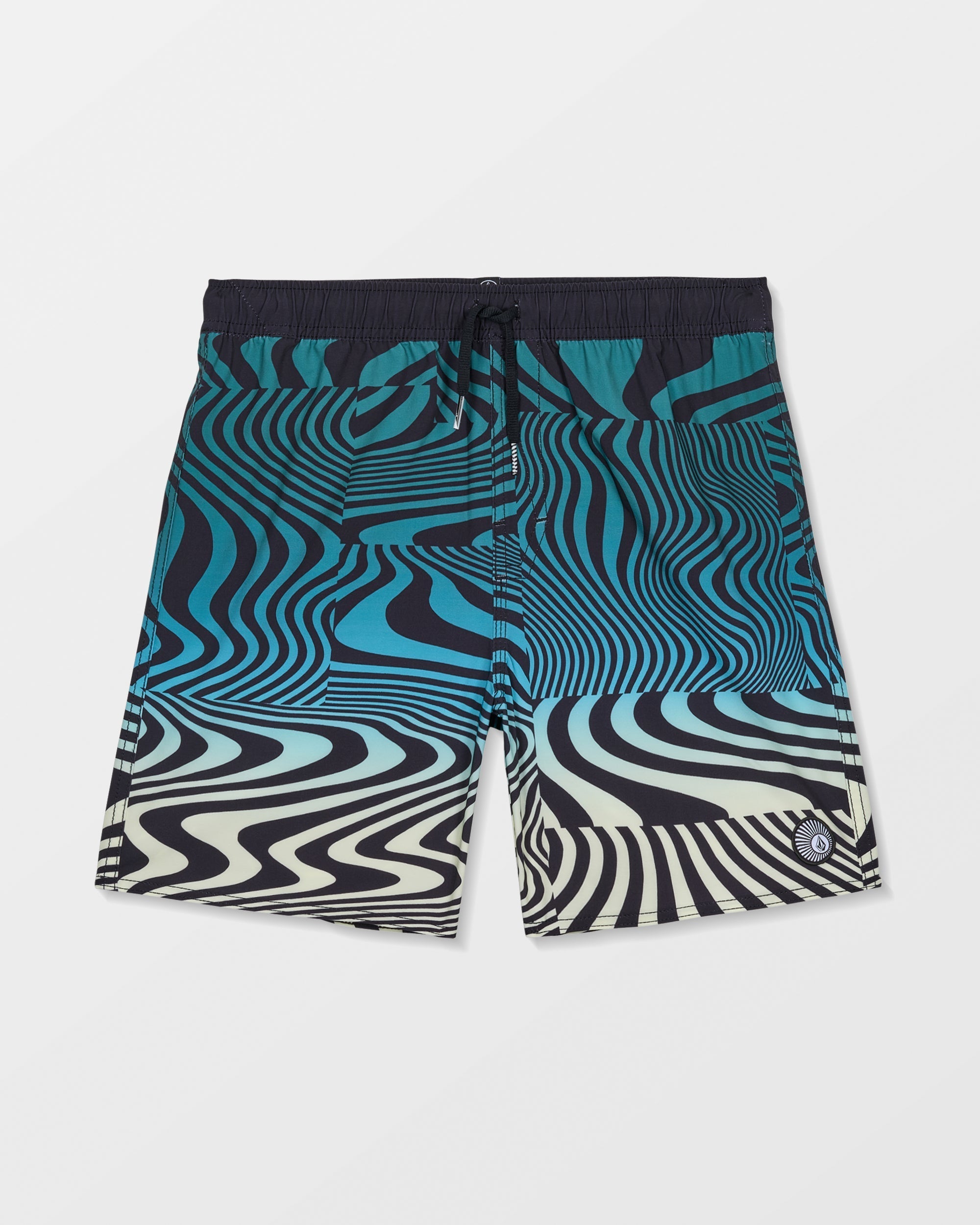 Lido Print Trunk Boardshort - Rifle Green - Kids - Volcom EU