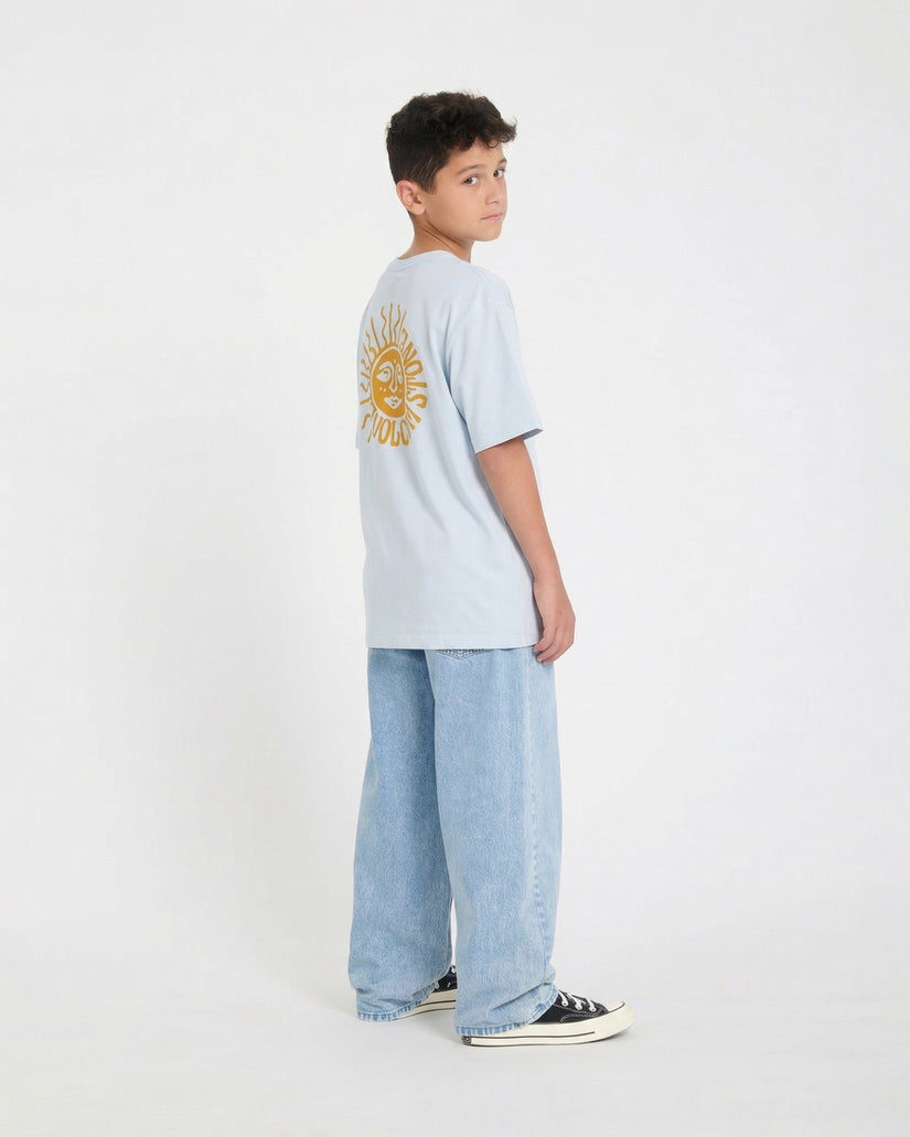 Mazatlan T-Shirt - Light Blue Acid - (KIDS)