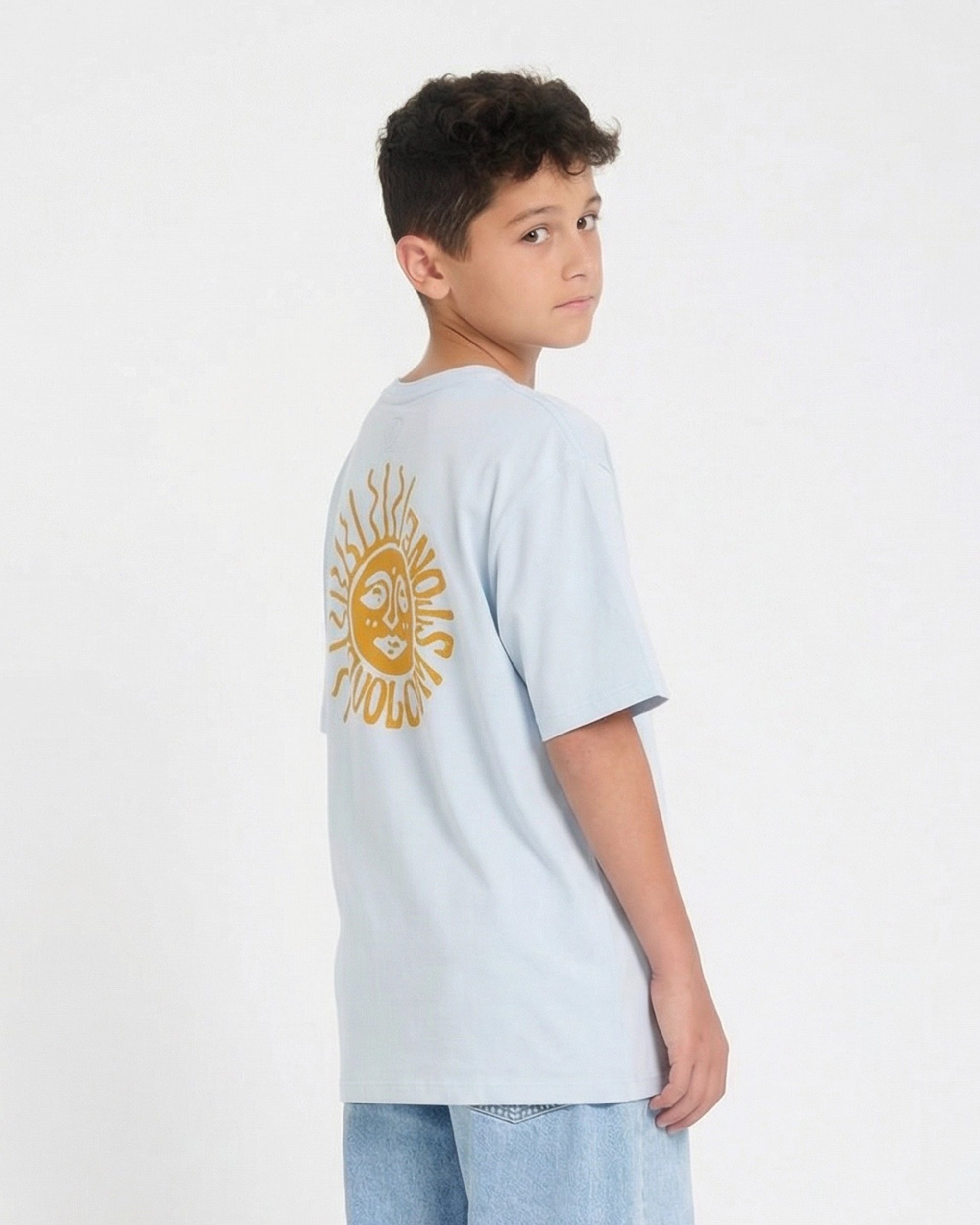 Mazatlan T-Shirt - Light Blue Acid - Kids - Volcom EU – Volcom Europe