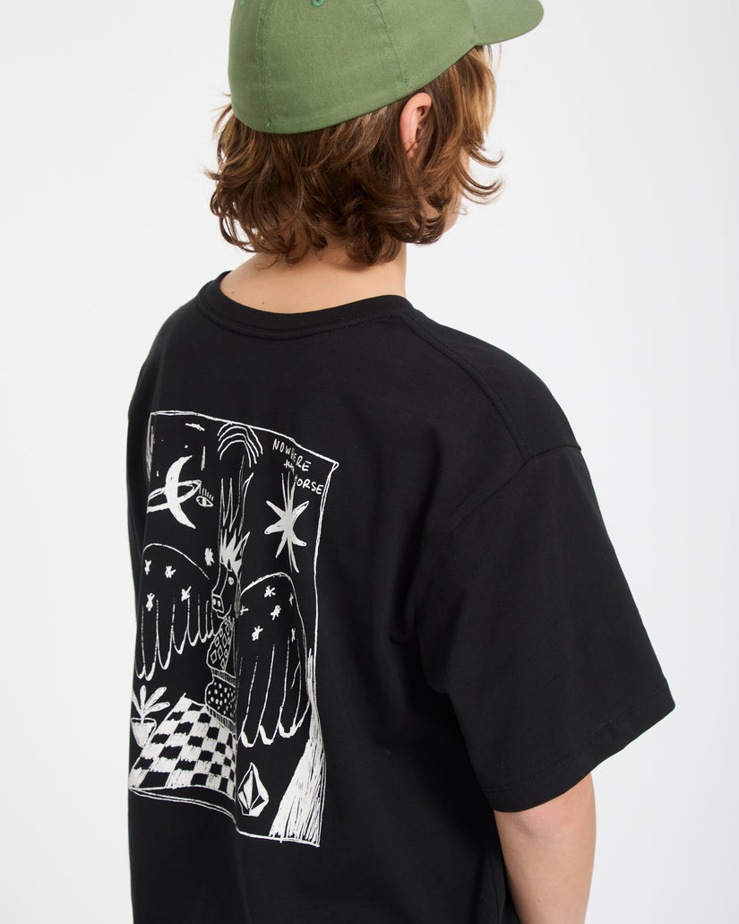 Nowhere T-Shirt - Black - (KIDS)