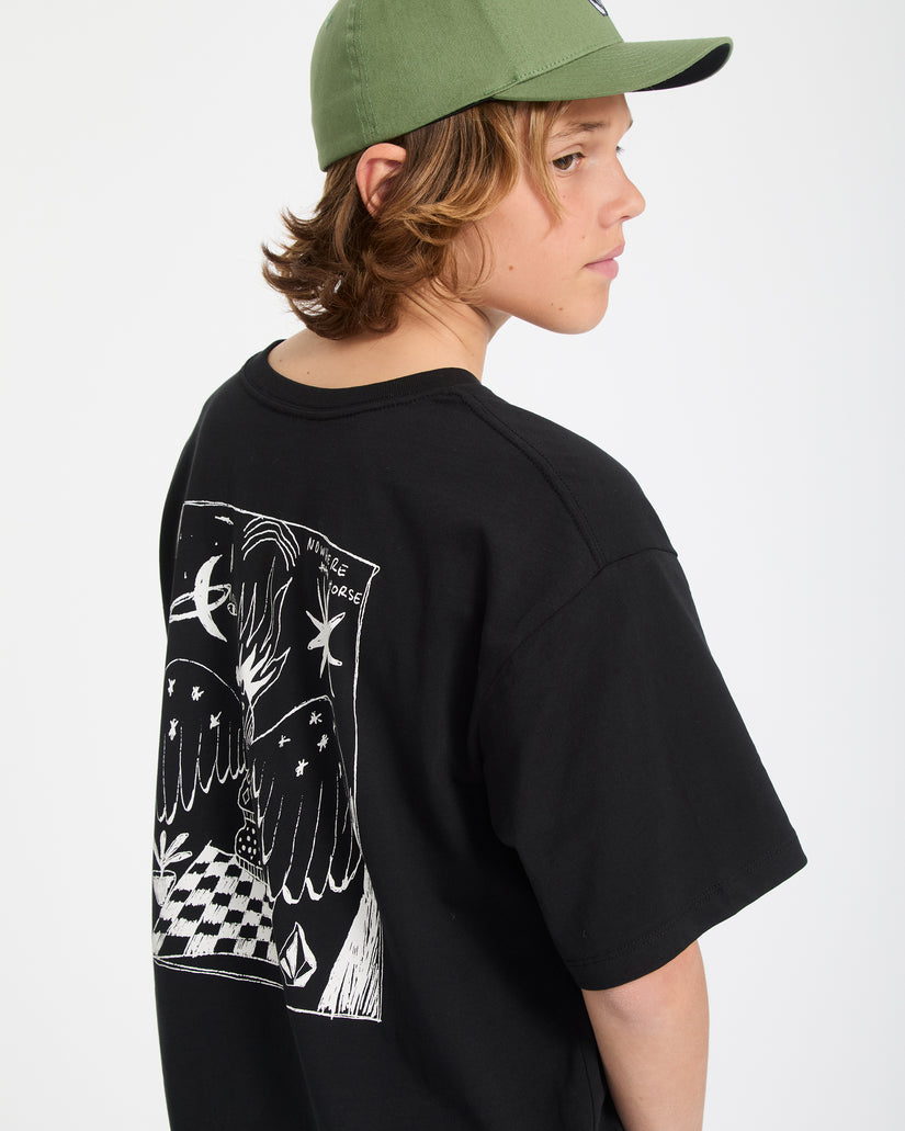 Nowhere T-Shirt - Black - (KIDS)