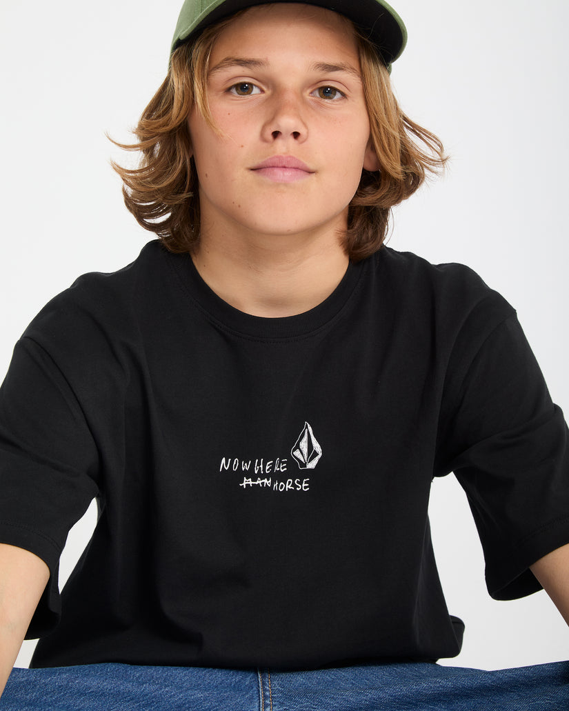 Nowhere T-Shirt - Black - (KIDS)