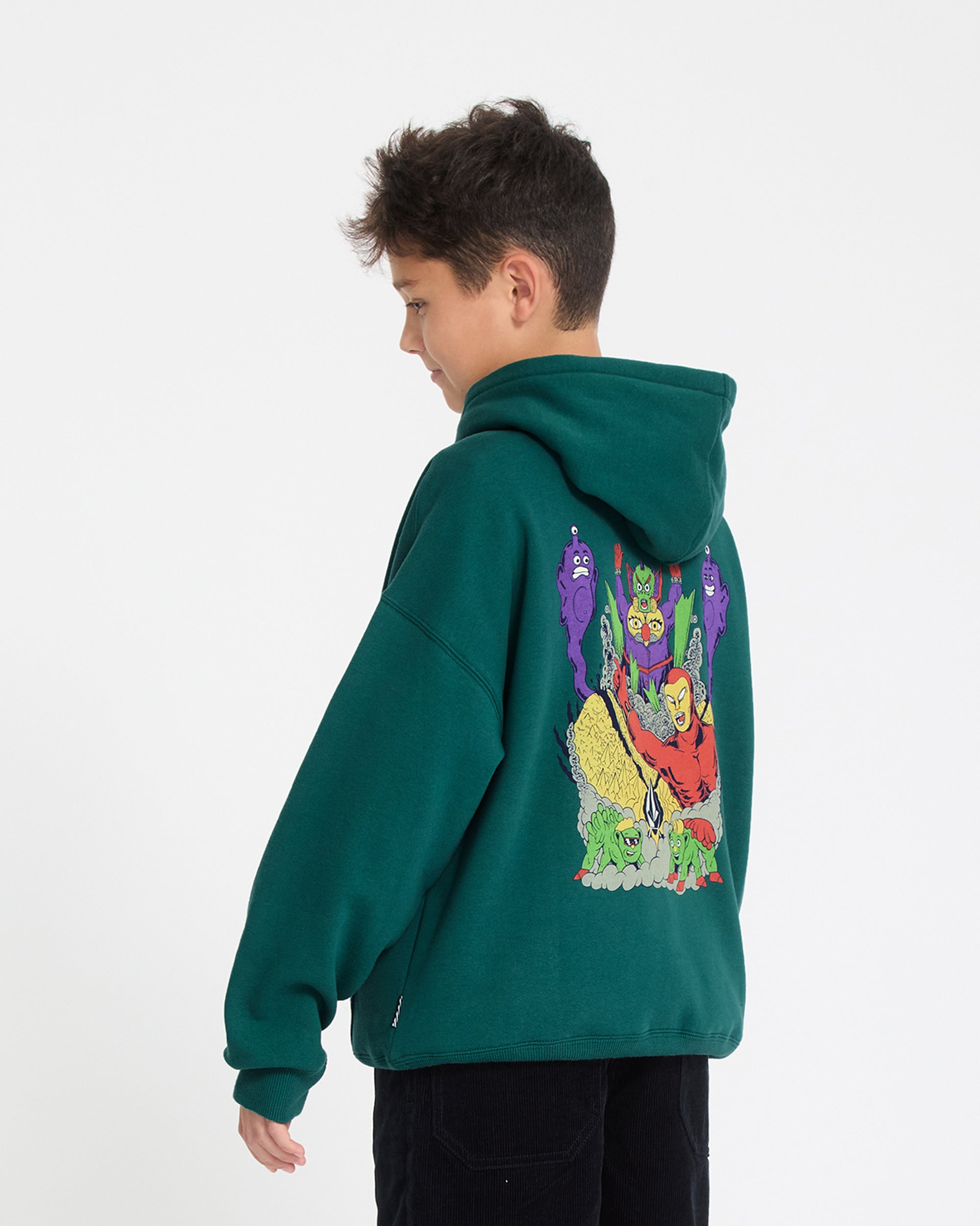 Ben Sanair Hoodie - Rifle Green - Kids - Volcom EU – Volcom Europe