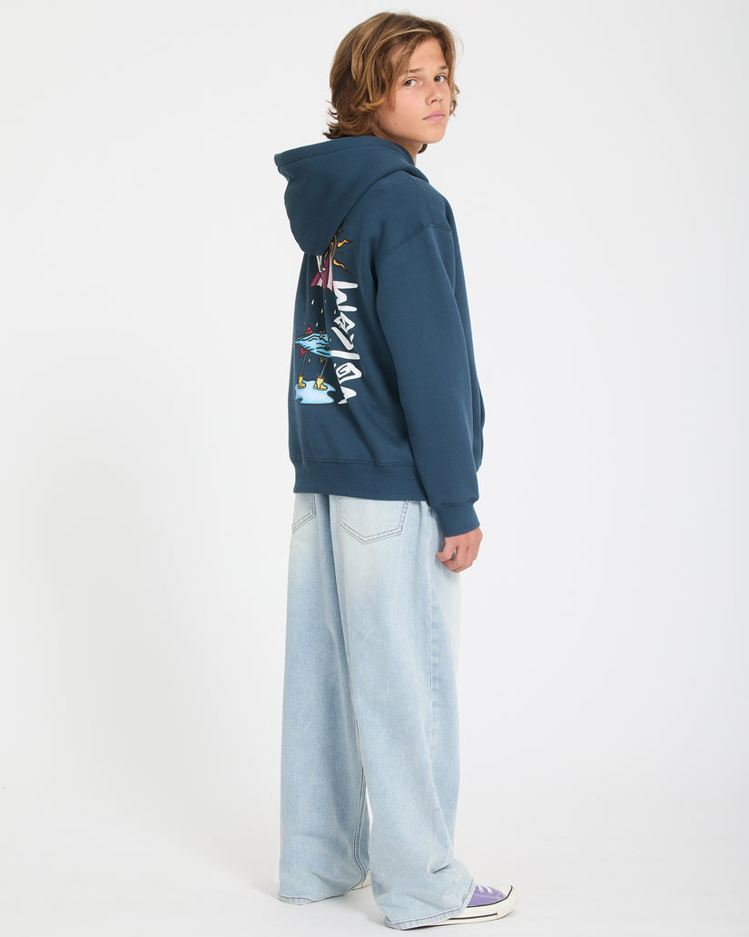 Watanite Hoodie - Dust Bowl Indigo - (KIDS)