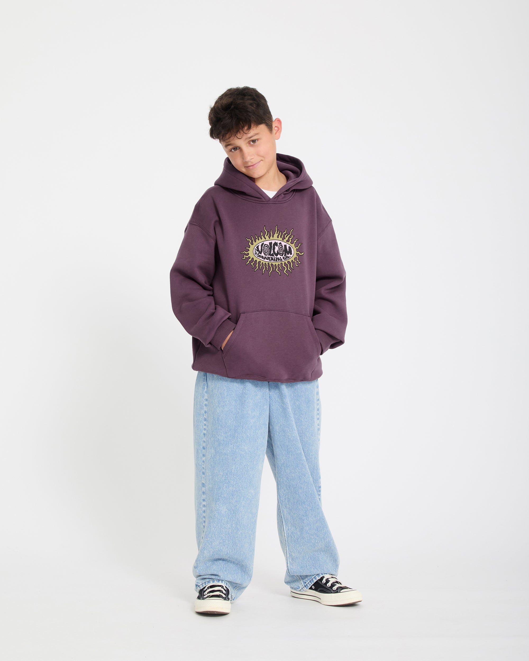 Watanite Hoodie - Pistol Punch - Kids - Volcom EU – Volcom Europe