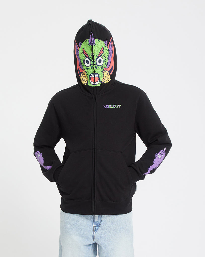 Ben Sanair Full Zip Hoodie - Black - (KIDS)