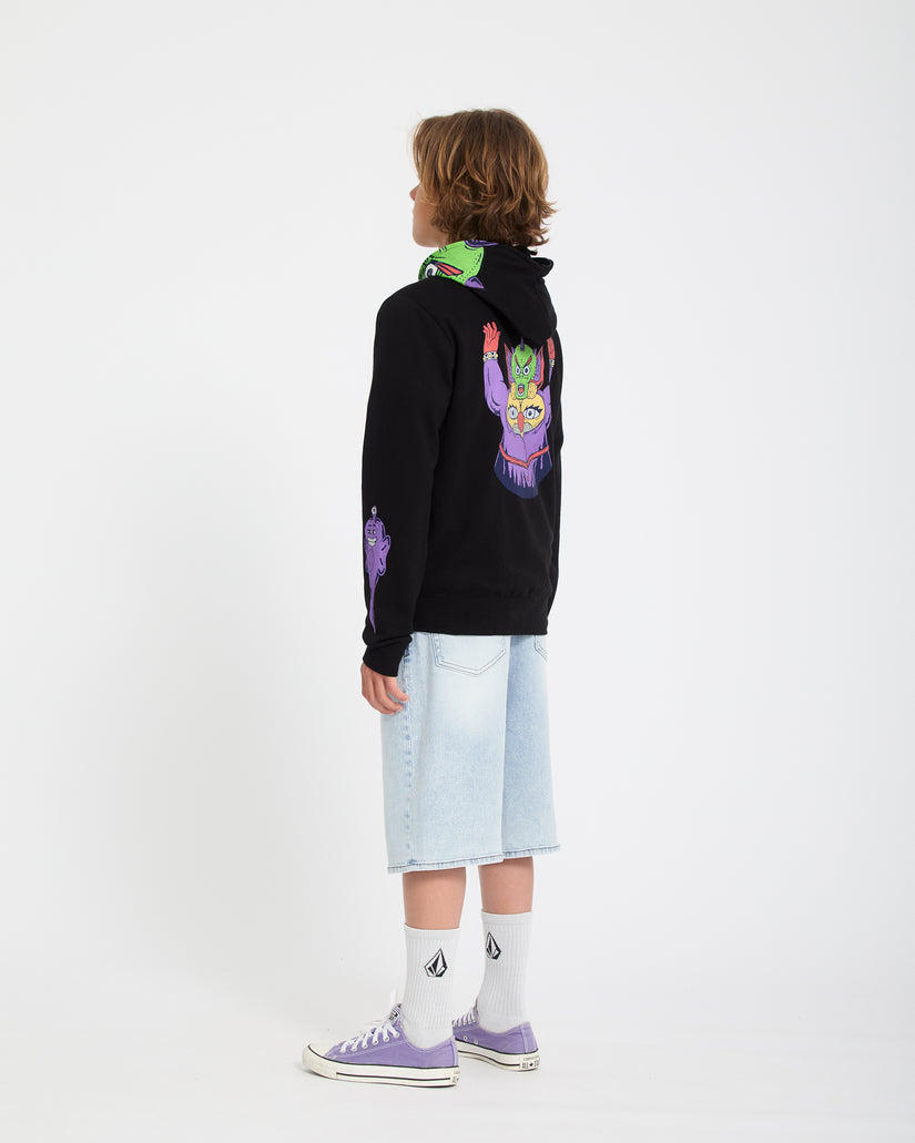 Ben Sanair Full Zip Hoodie - Black - (KIDS)