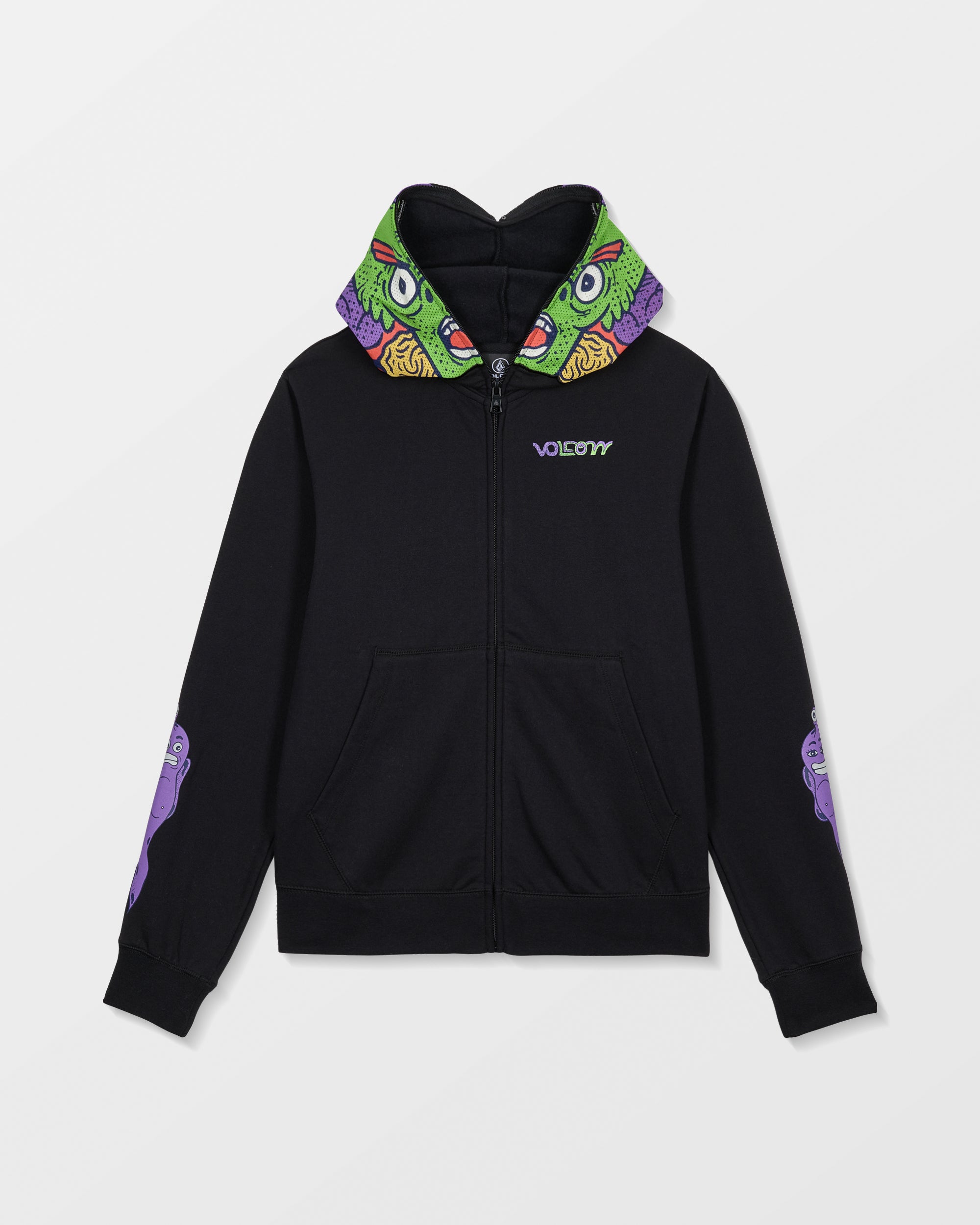 Ben Sanair Full Zip Hoodie - Black - Kids - Volcom EU – Volcom Europe