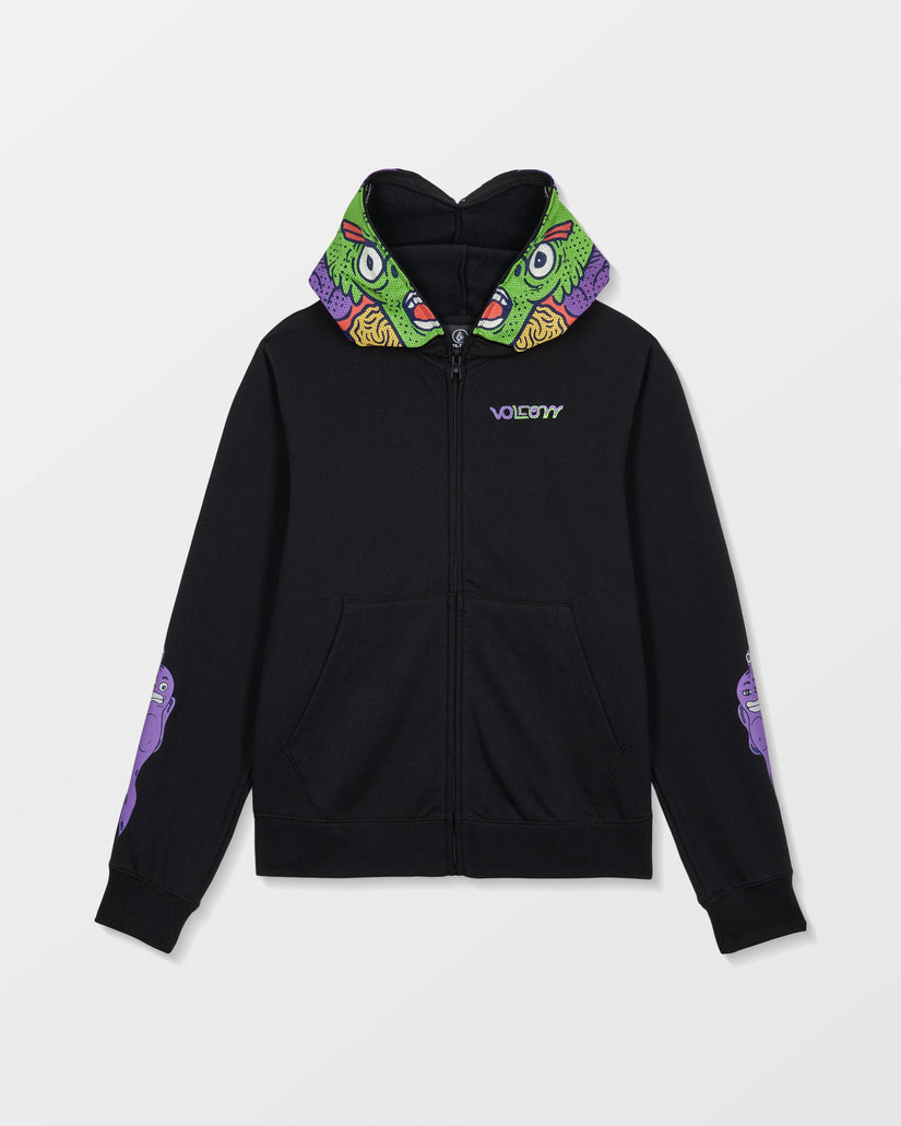 Ben Sanair Full Zip Hoodie - Black - (KIDS)