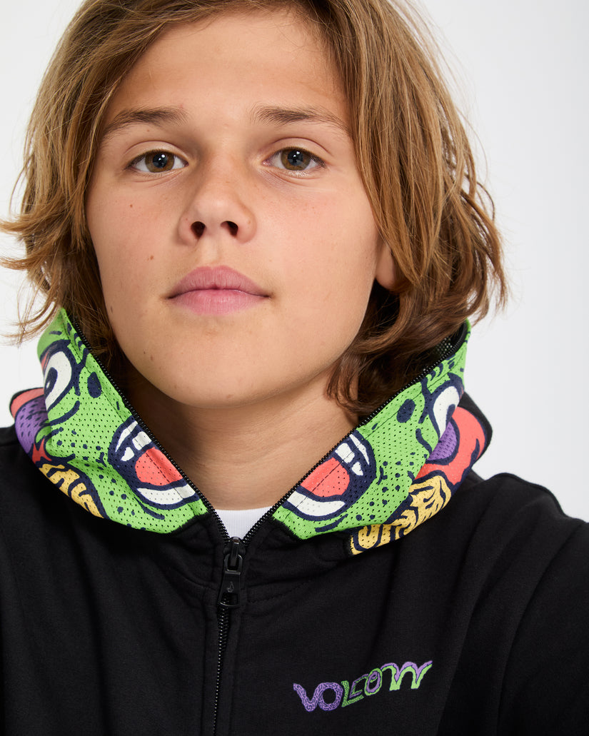 Ben Sanair Full Zip Hoodie - Black - (KIDS)