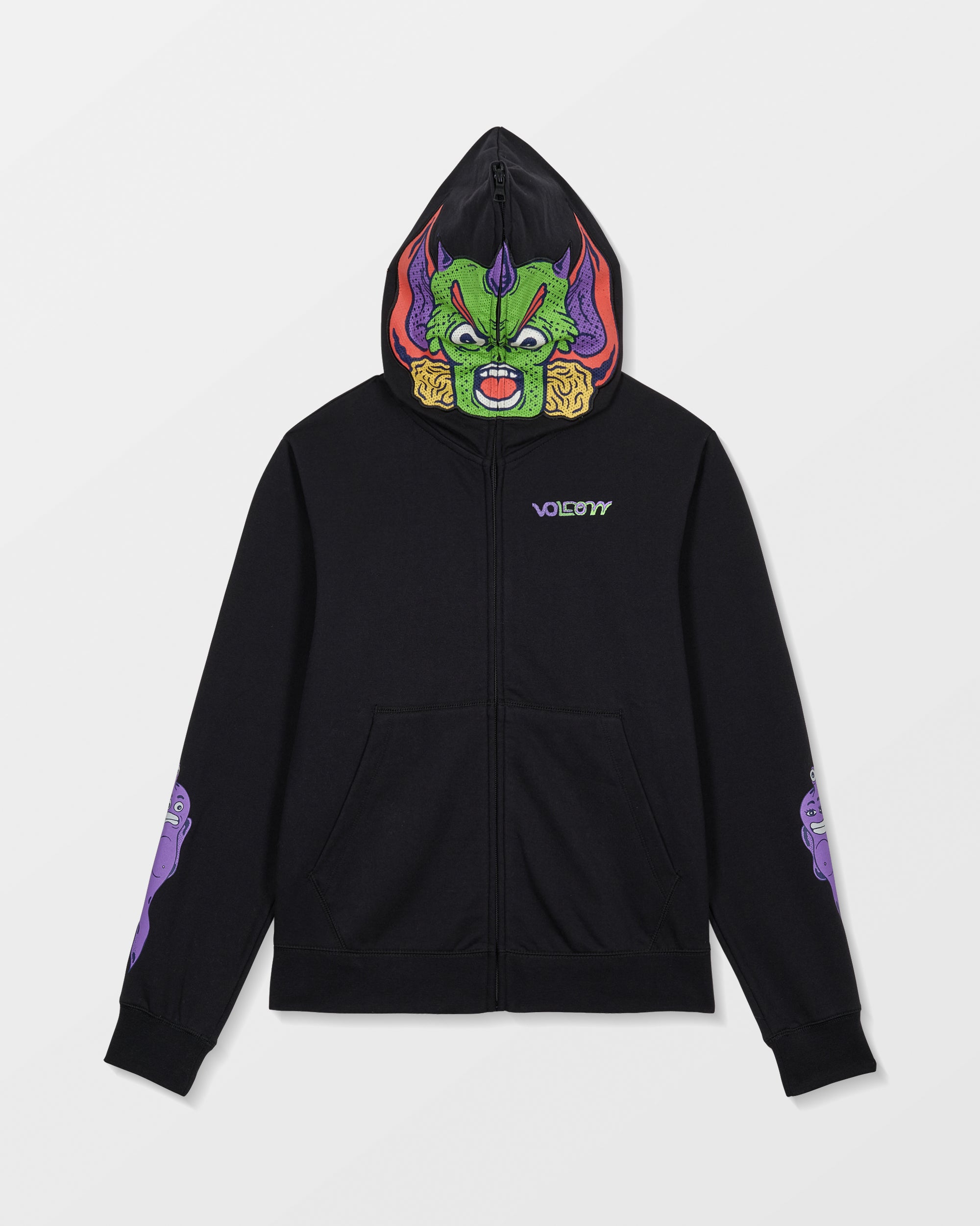 Ben Sanair Full Zip Hoodie - Black - Kids - Volcom EU – Volcom Europe