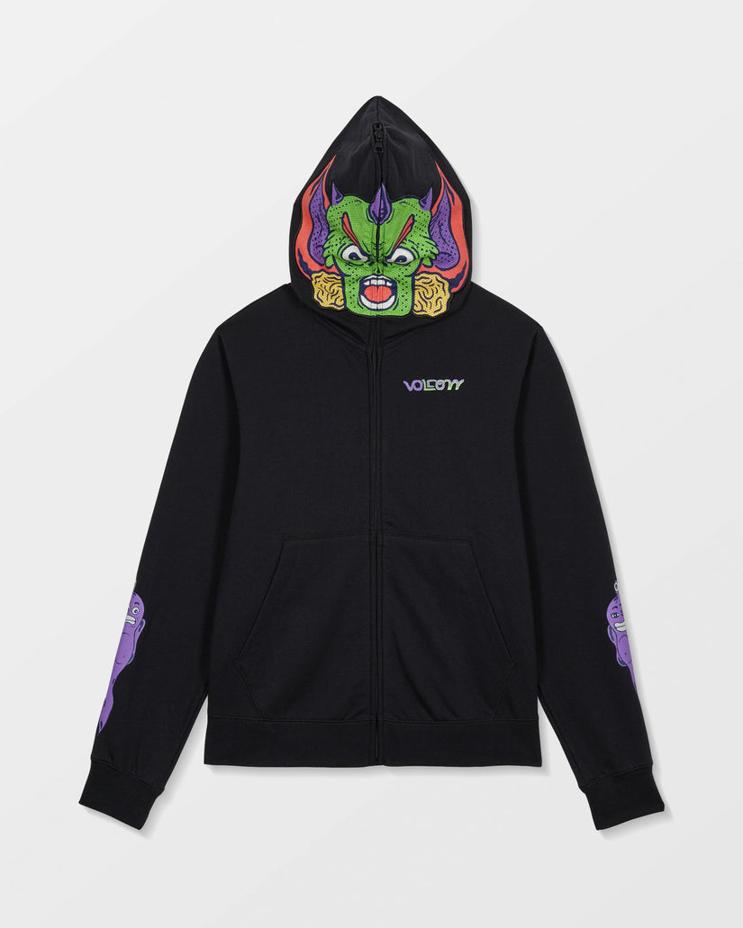 Ben Sanair Full Zip Hoodie - Black - (KIDS)