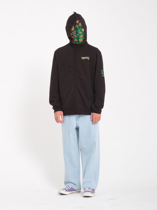 Nando Von Arb Full Zip Sweatshirt - BLACK - (KIDS)