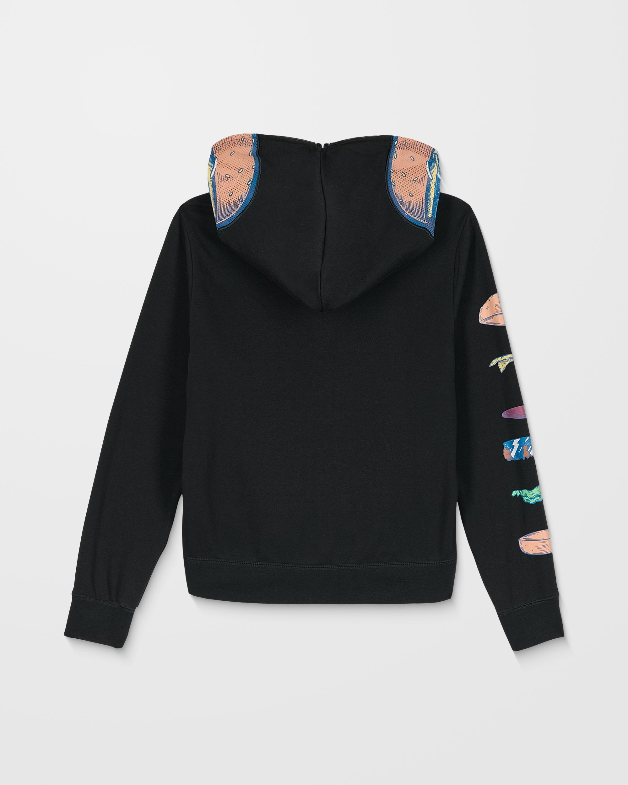 Burgstone Full Zip Up Hoodie - Black - (KIDS) - Volcom EU – Volcom
