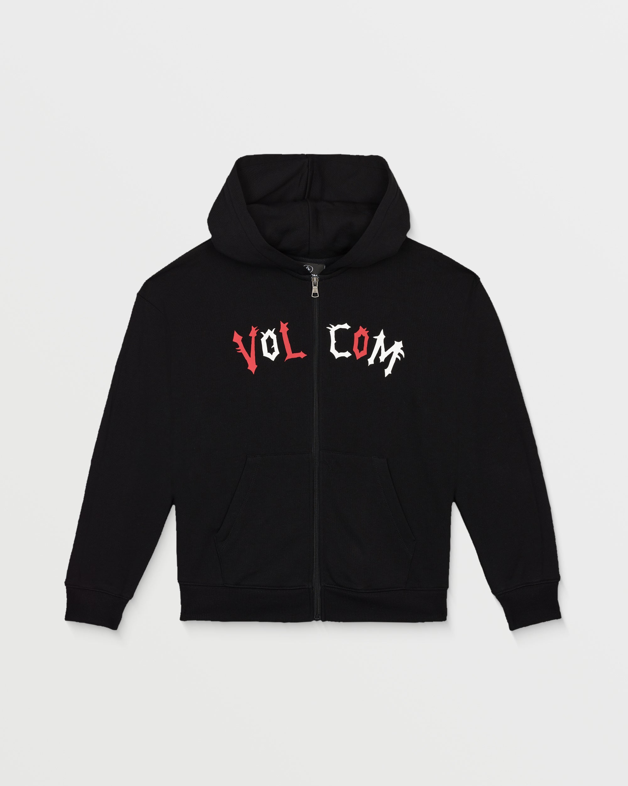 Ozzy Fleece Full Zip Hoodie - Black - Boys - Volcom EU – Volcom Europe