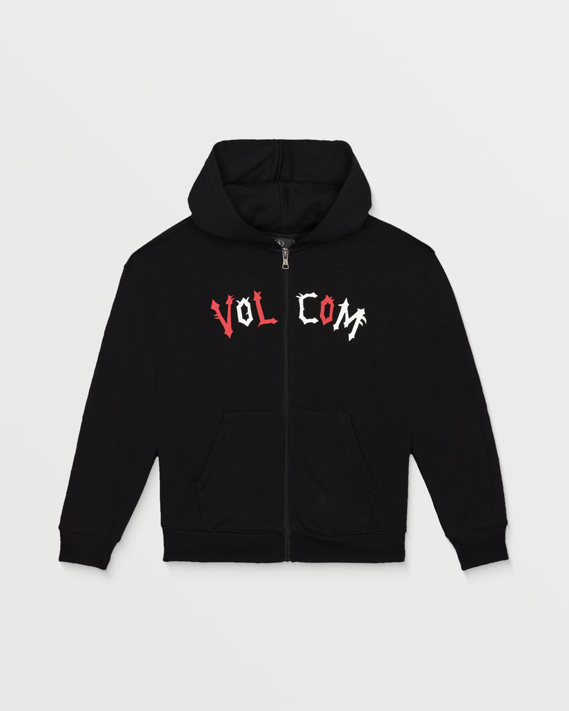 Ozzy Fleece Zip Hoodie - Black - (KIDS)
