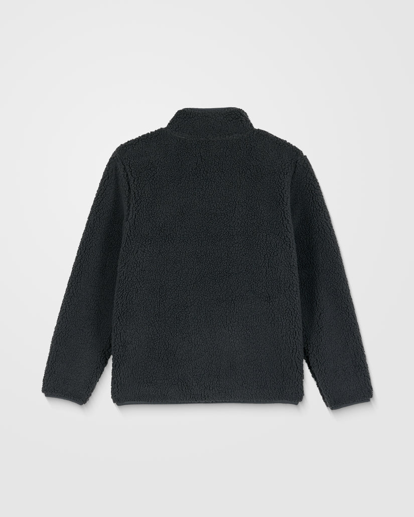 Storm Stone Full Zip Sherpa - Asphalt Black - (KIDS)