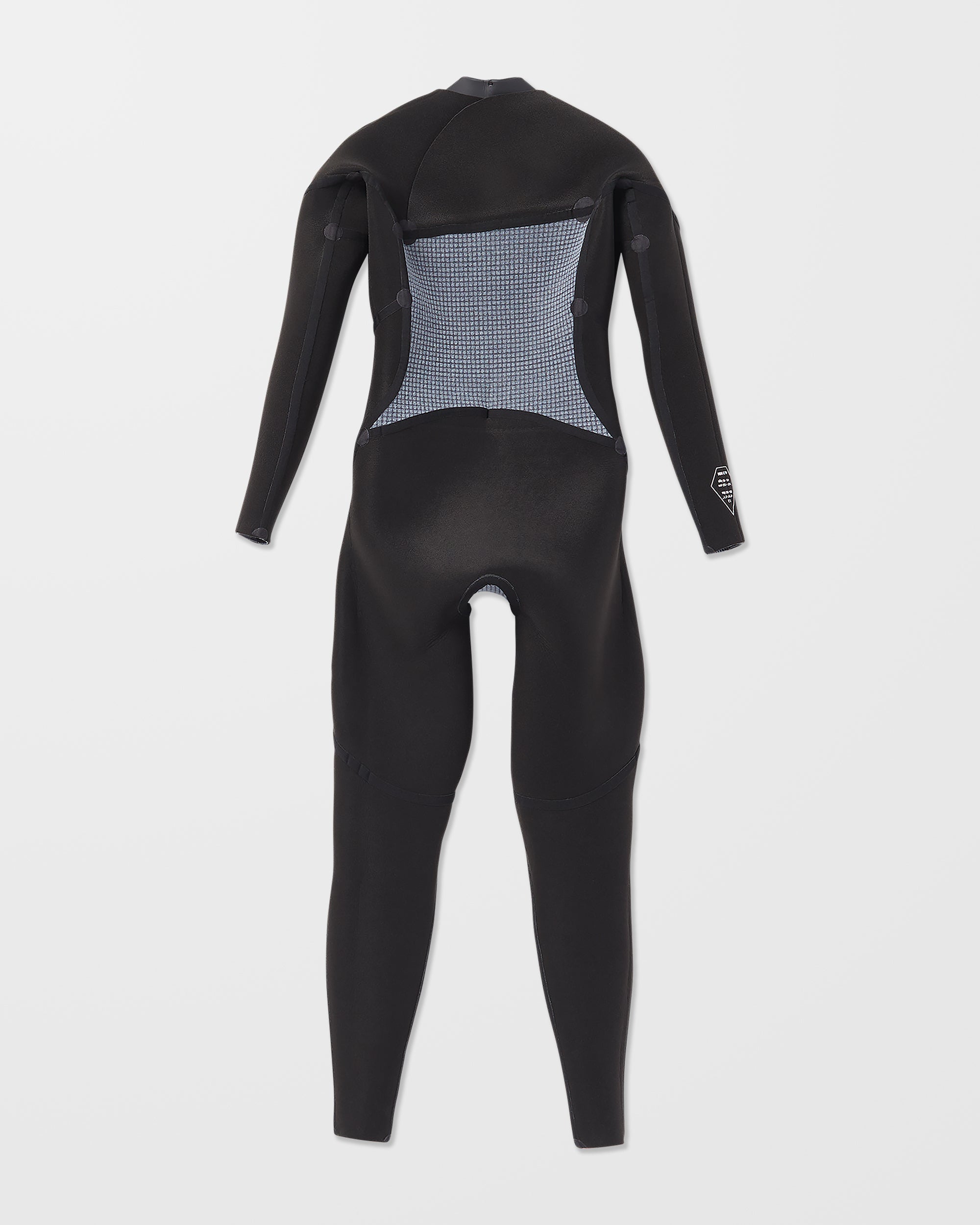 3/2Mm Long Sleeve Chest Zip Full Wetsuit - Charcoal - (KIDS