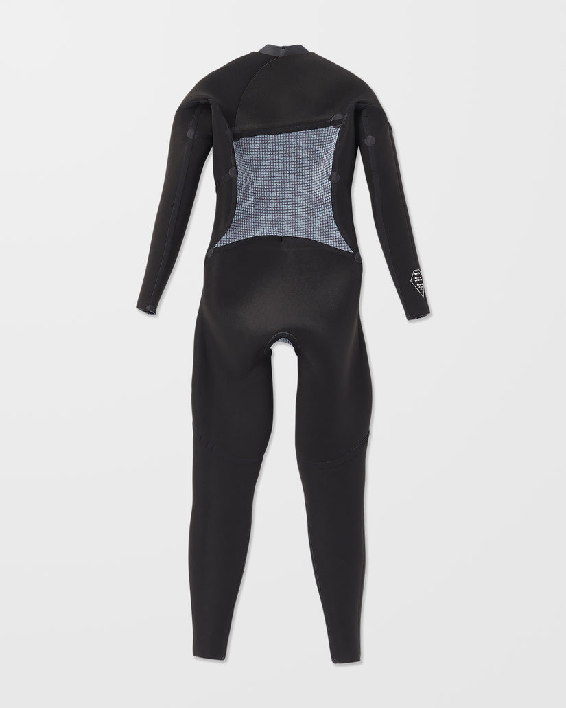 3/2Mm Long Sleeve Chest Zip Full Wetsuit - Charcoal - (KIDS)