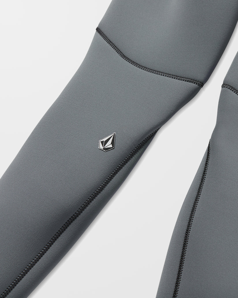3/2Mm Long Sleeve Chest Zip Full Wetsuit - Charcoal - (KIDS)