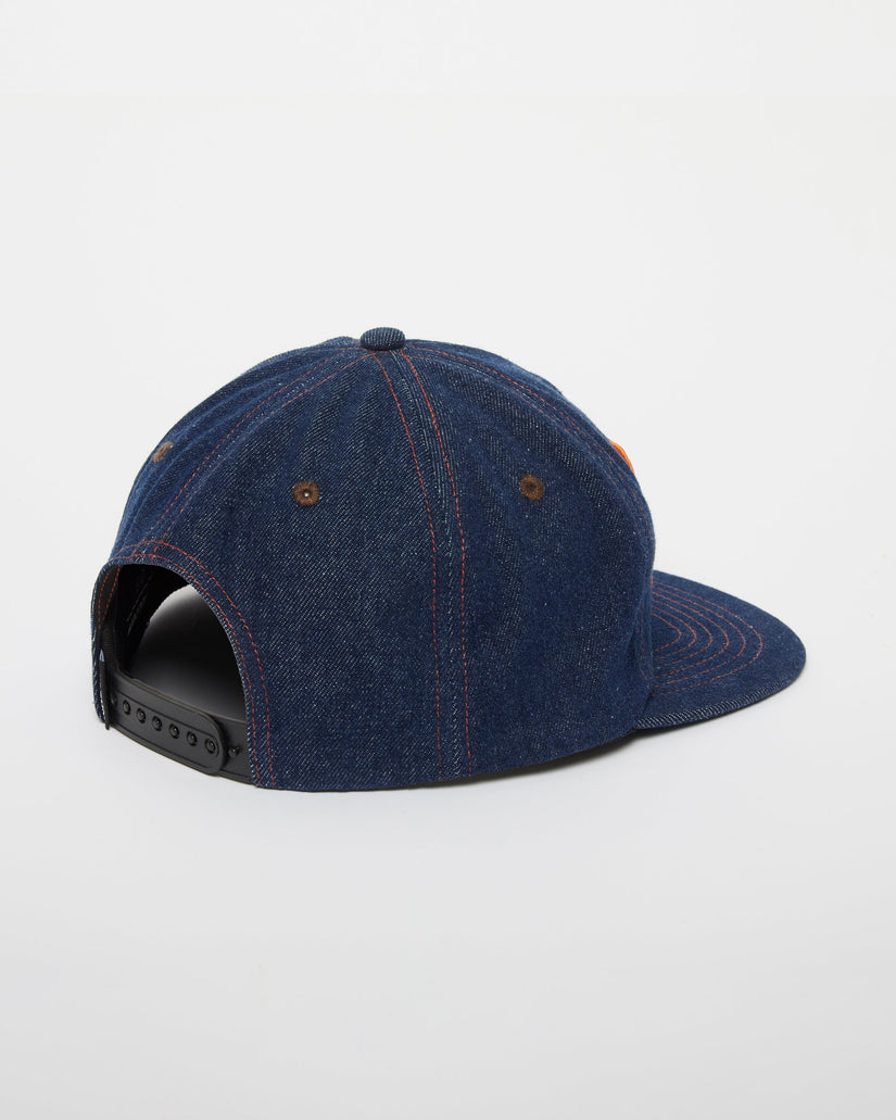 Hammered Workwear Cap - Dust Bowl Indigo
