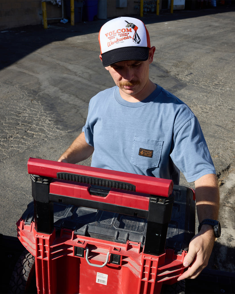 Even Lay Workwear Cap - Orange