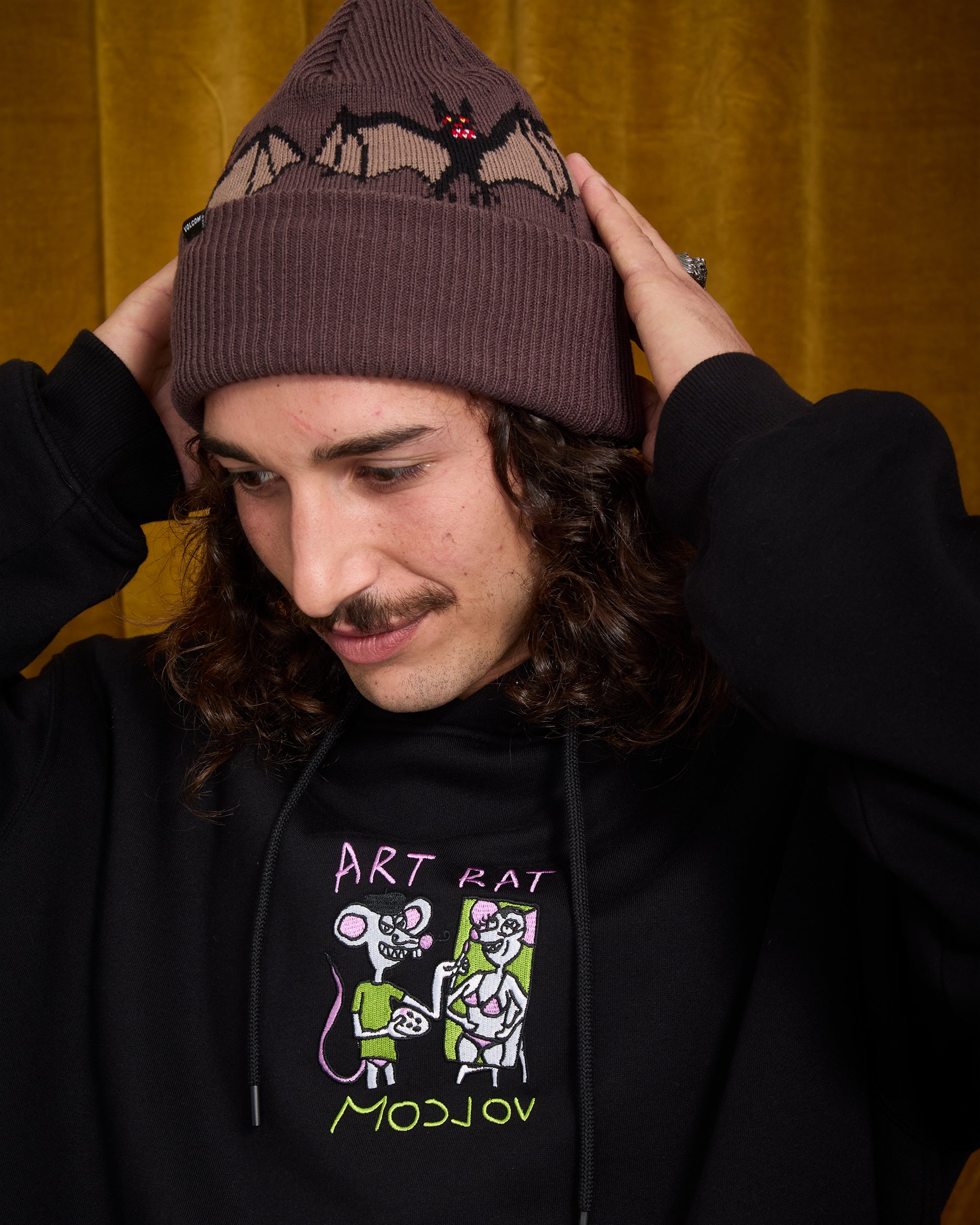 Ozzy Beanie - Raisin - Men - Volcom EU – Volcom Europe