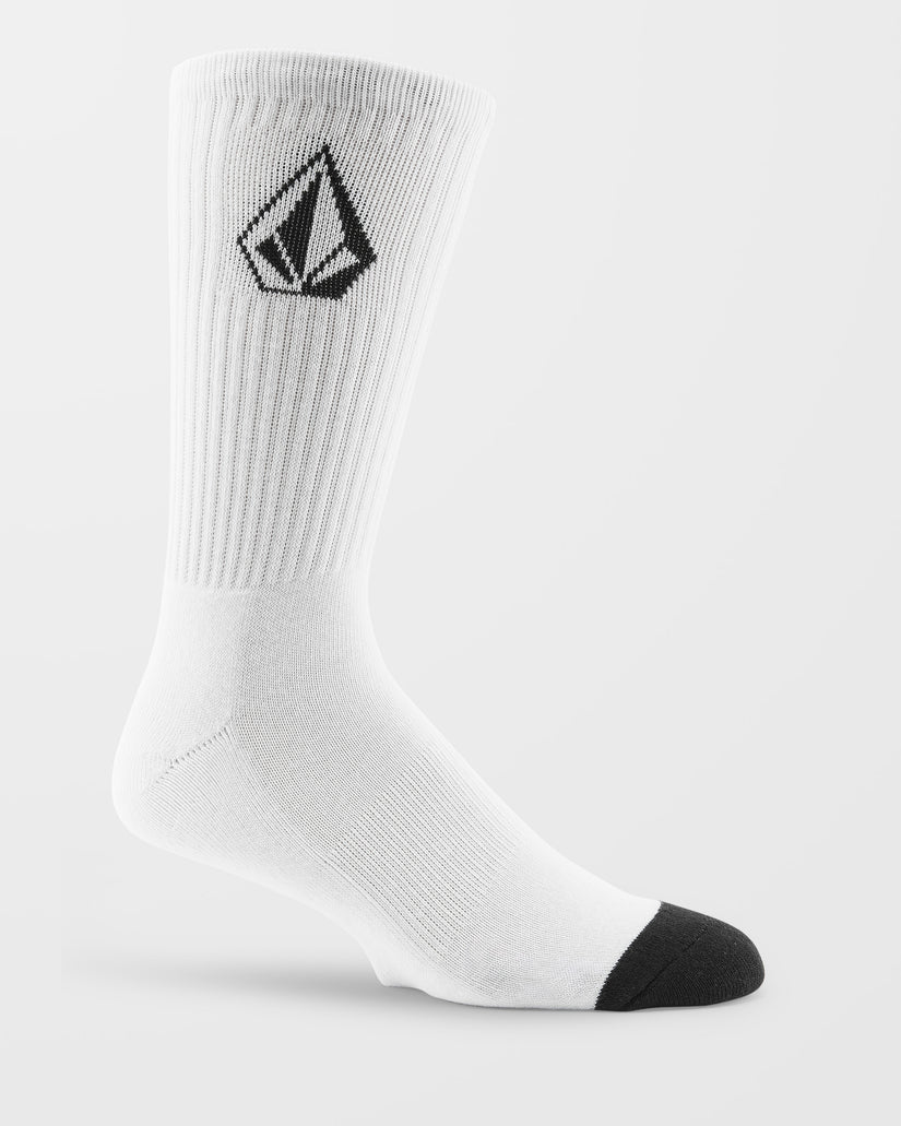 Full Stone Socks (3 Pack) - White