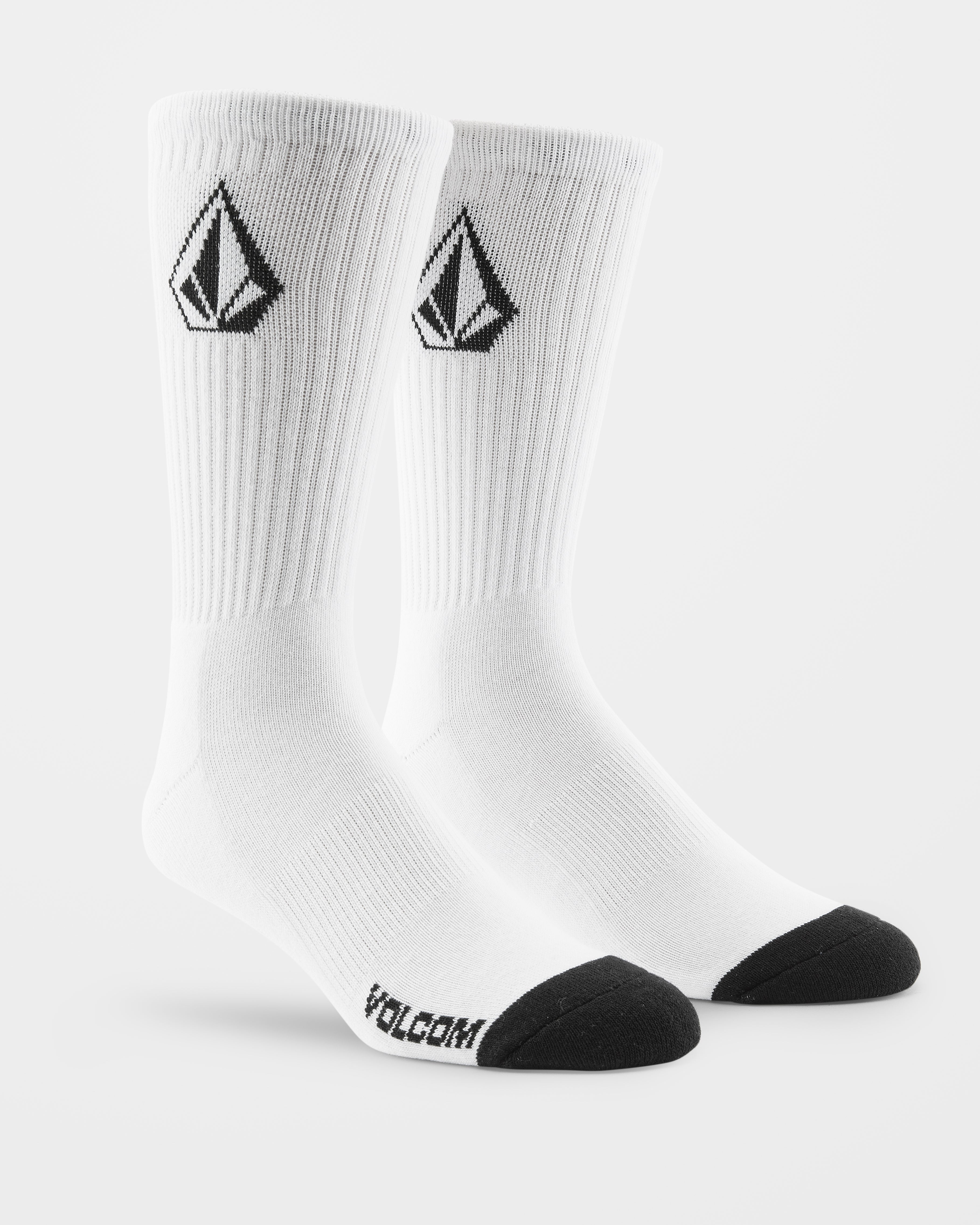 Full Stone Socks (3 Pack) - WHITE