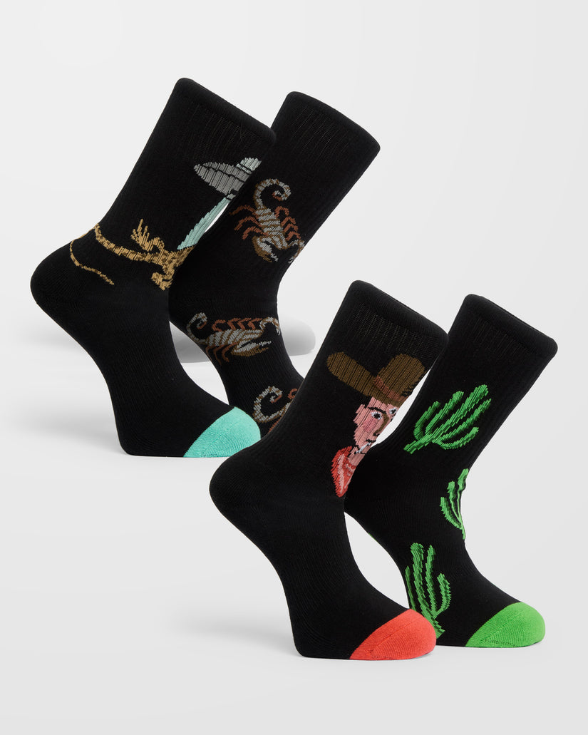 Mickey Mason Socks (2 Pack) - Multi