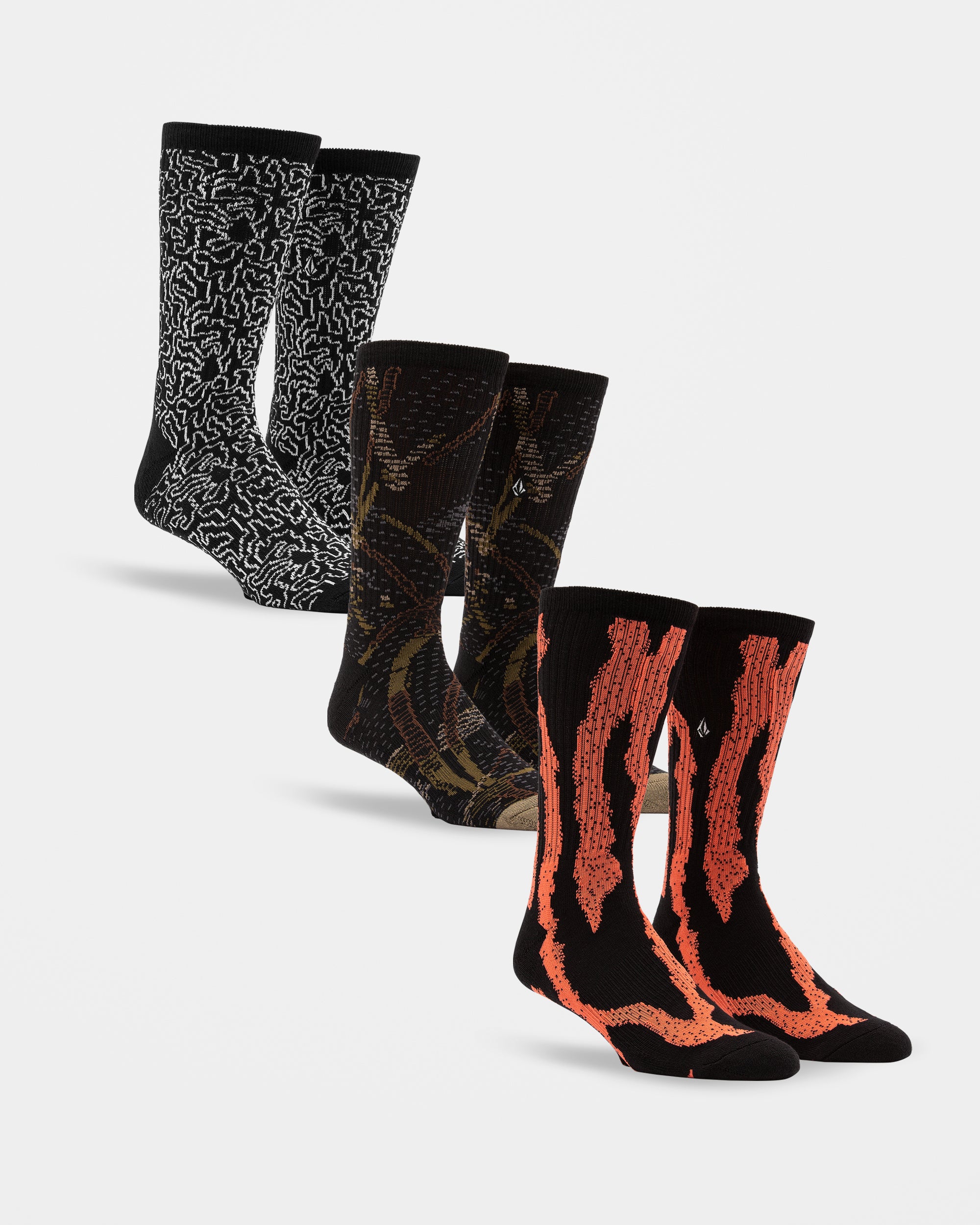 Stoney Socks (3 Pack) - Multi - Men - Volcom EU – Volcom Europe