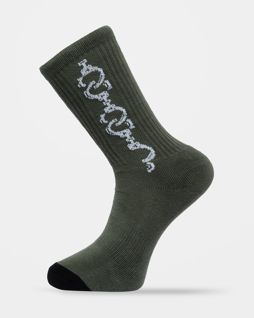 Daniel Shepard Socks - Dark Olive